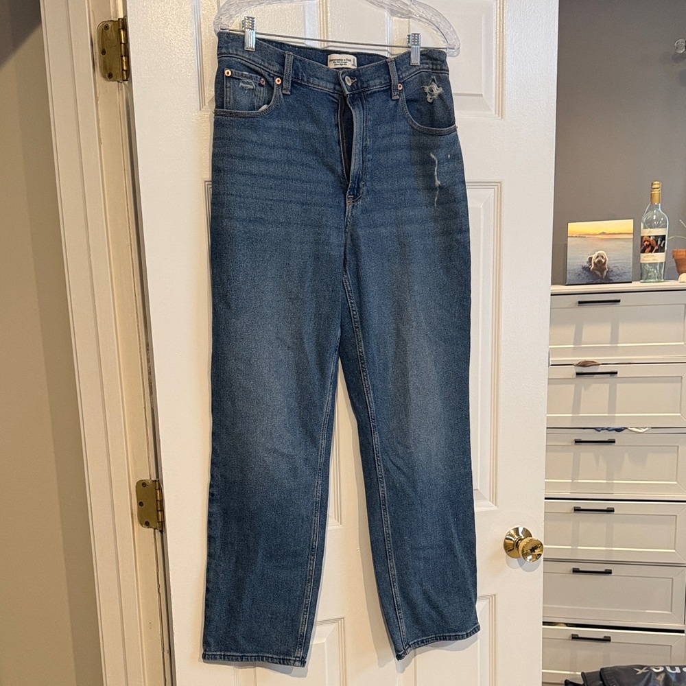 Abercrombie & Fitch High Rise Blue Jeans